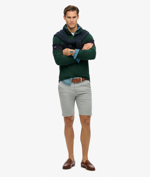 Superdry Vintage Officer Chino Short Silver